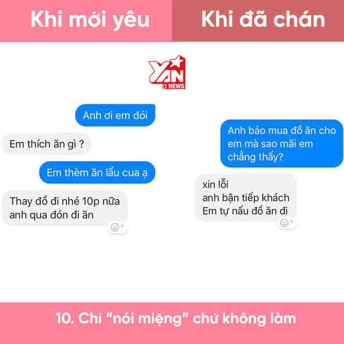 Tâm lý con trai khi chán yêu bộc lộ qua tin nhắn