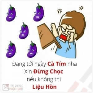 Ngày cà tím của con trai